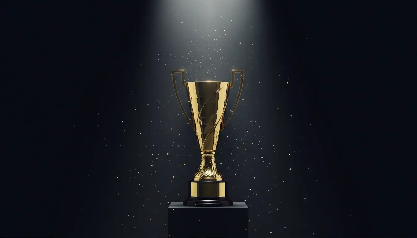 Formule 1-kampioenschap trofee met seizoenskalender